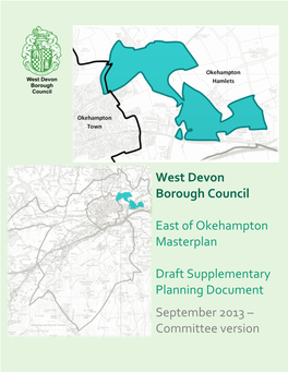 West Devon Borough Council East of Okehampton Masterplan Draft