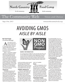 Avoiding Gmos Aisle by Aisle