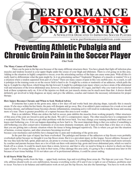 Preventing Athletic Pubalgia and Chronic Groin Pain in the Soccer Player Layout 1