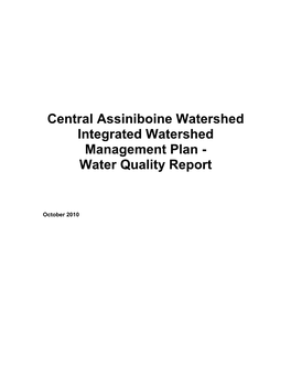 Water Quality Report