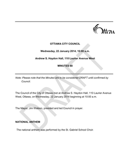 City Council Minutes