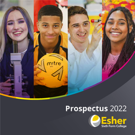 ESHER Sixth Form College Main Prospectus For