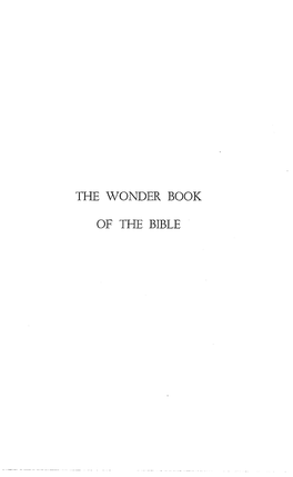 The Wonder Book of the Bible – Revelation by Lee G