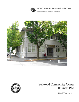 Sellwood Community Center Business Plan