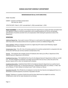 Memorandum for All State Employees
