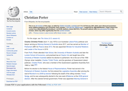 Christian Porter