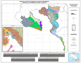 Mapa De Valores De Terrenos Por Zonas Homogéneas