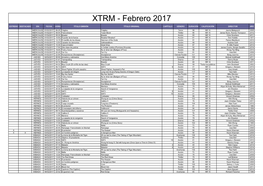 XTRM - Febrero 2017