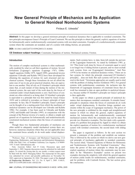 New General Principle of Mechanics and Its Application to General Nonideal Nonholonomic Systems