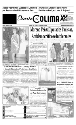 Su Líder, A. Fujimori Aboga Vicente Fox