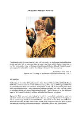 Metropolitan Philaret of New York