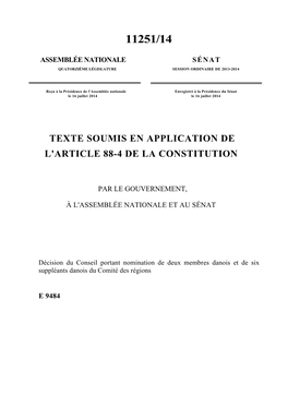 Texte Déposé