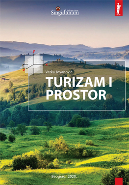 TURIZAM I PROSTOR X TURIZAM I PROSTOR Verka Verka Jovanović Y Z