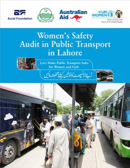 Women's Safety Audit in Public Transport in Lahore