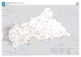 Central African Rep.: Sub-Prefectures 09 Jun 2015