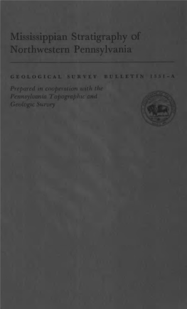 Mississippian Stratigraphy of Northwestern Pennsylvania