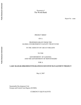 World Bank Document