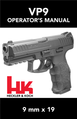 VP9 Operator's Manual