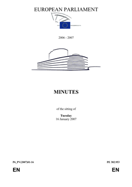 European Parliament Minutes En En