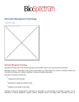 Information Management Technology