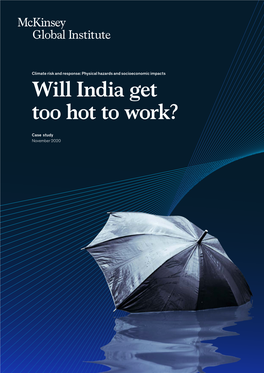 Will India Get Too Hot to Work?