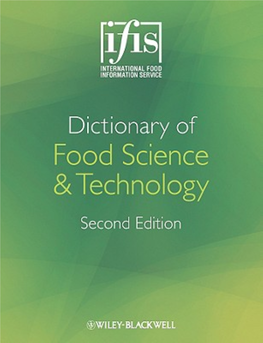 Dictionary of Food Science and Technology