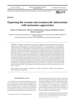 Aquatic Microbial Ecology 79:1