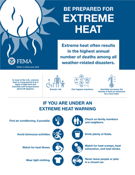 Symptoms of Heat- Related Illness How to Protect Your