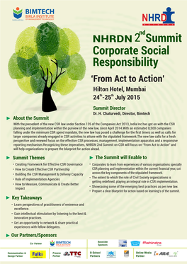 CSR Brochure 2015