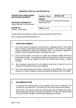 2012 Greenway Report