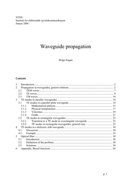 Waveguide Propagation