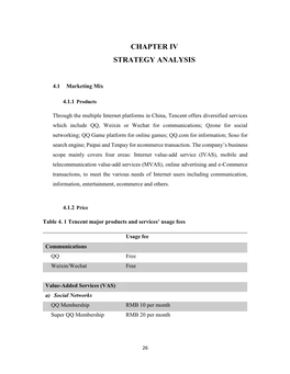 Chapter Iv Strategy Analysis