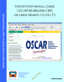 Step-By-Step Install Guide OSCAR Mcmaster CMS on Linux Ubuntu 10.04 LTS (Lucid Lynx)