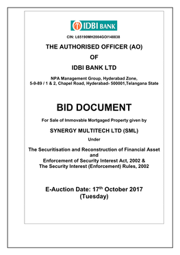 Bid Document