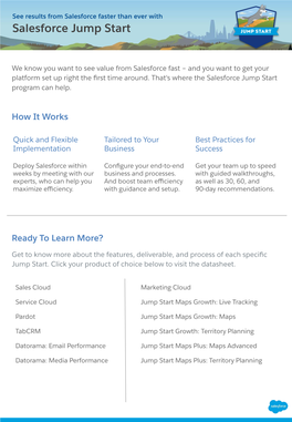 Salesforce Jump Start