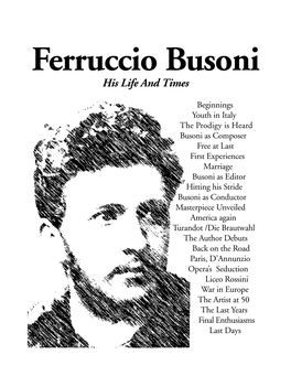 Ferruccio Busoni Biography