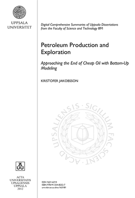 Petroleum Production and Exploration