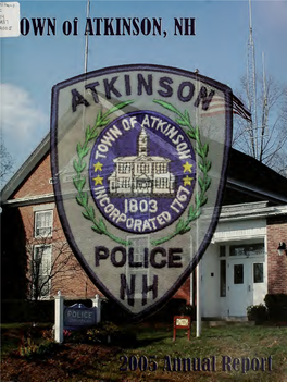 Town of Atkinson, NH. 2005 Annual Report