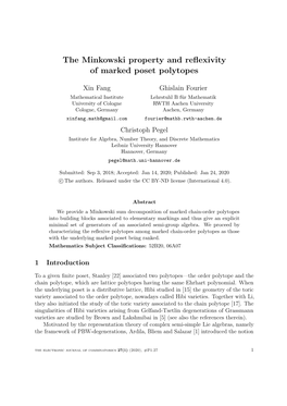 The Minkowski Property and Reflexivity of Marked Poset Polytopes