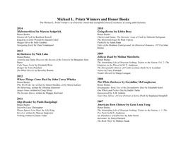 Michael L. Printz Winners and Honor Books the Michael L