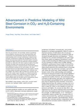 Advancement in Predictive Modeling of Mild Steel Corrosion in CO2- and H2S-Containing Environments