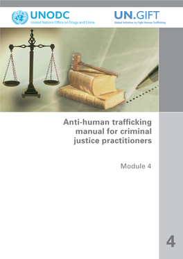 Anti-Human Trafficking Manual for Criminal Justice Practitioners
