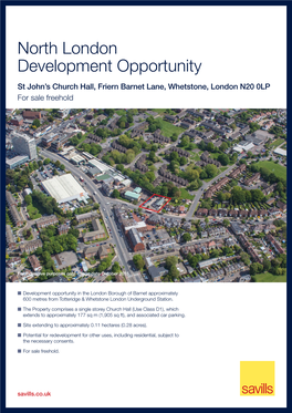 North London Development Opportunity