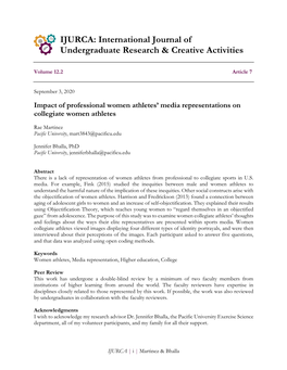 IJURCA: International Journal of Undergraduate Research & Creative Activities