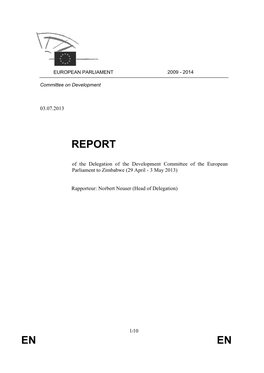 EU Report on Zimbabwe