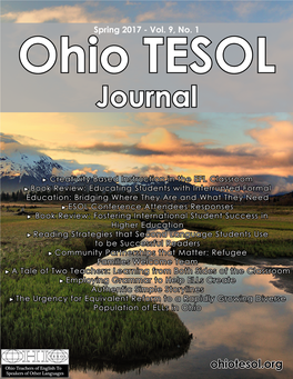 Ohio TESOL Journal Spring 2017