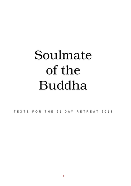 A Real Soulmate of the Buddha