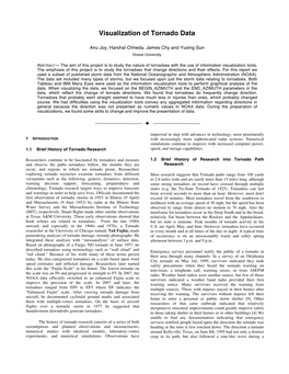 Visualization of Tornado Data