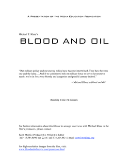 Blood and Oil