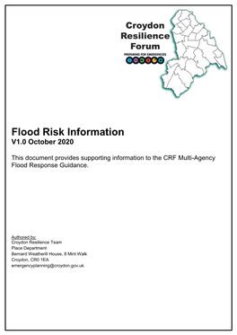 Flood Risk Information V1.0 October 2020